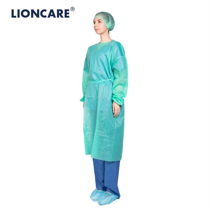 2.non-woven isolation gown