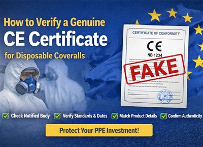 How To Verify A Genuine CE Certificate For Disposable Coveralls