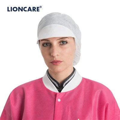 LIONCARE® Disposable Snood Cap With Peak
